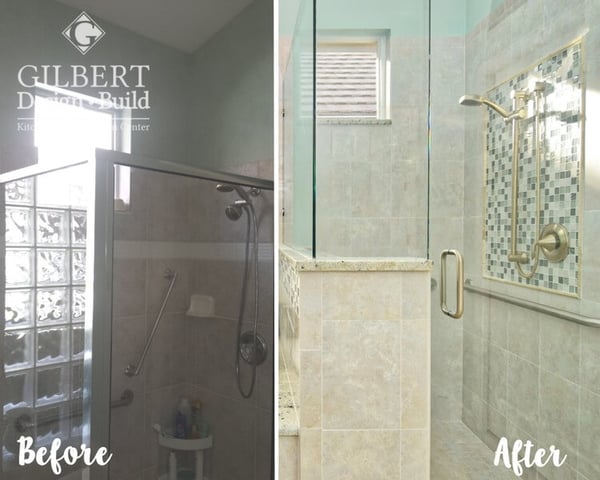 Custom Master Bath befor and after in Sarasota, FL