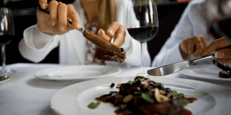 Stock Image of An Appetizer At an Upscale Lakewood Ranch Restaurant