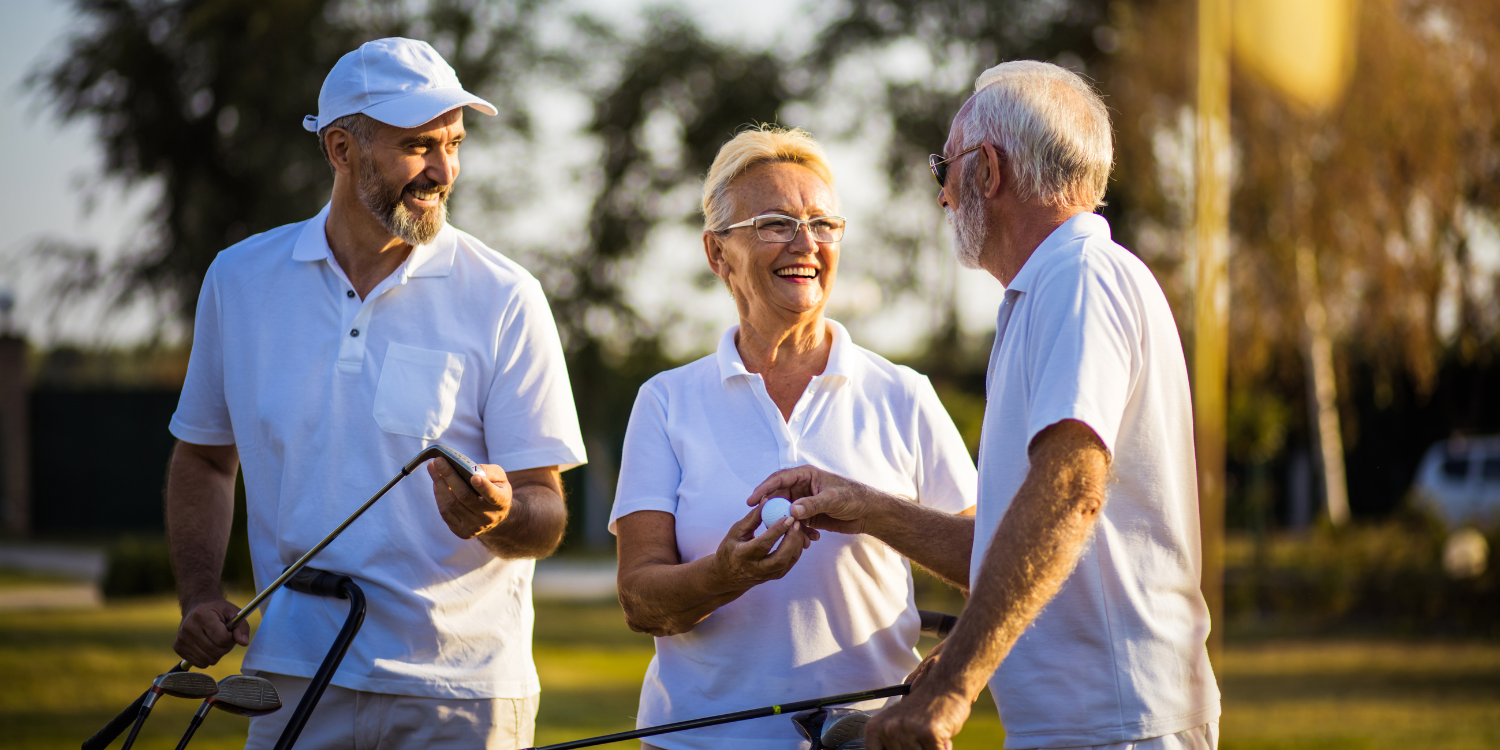 People Playing Golf in Sarasota