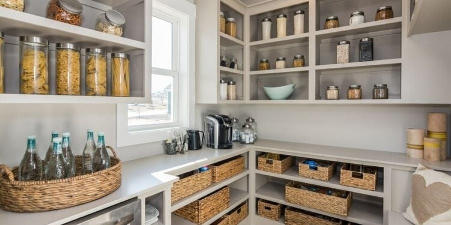 walk-in pantry in modern sarasota kitchen remodel