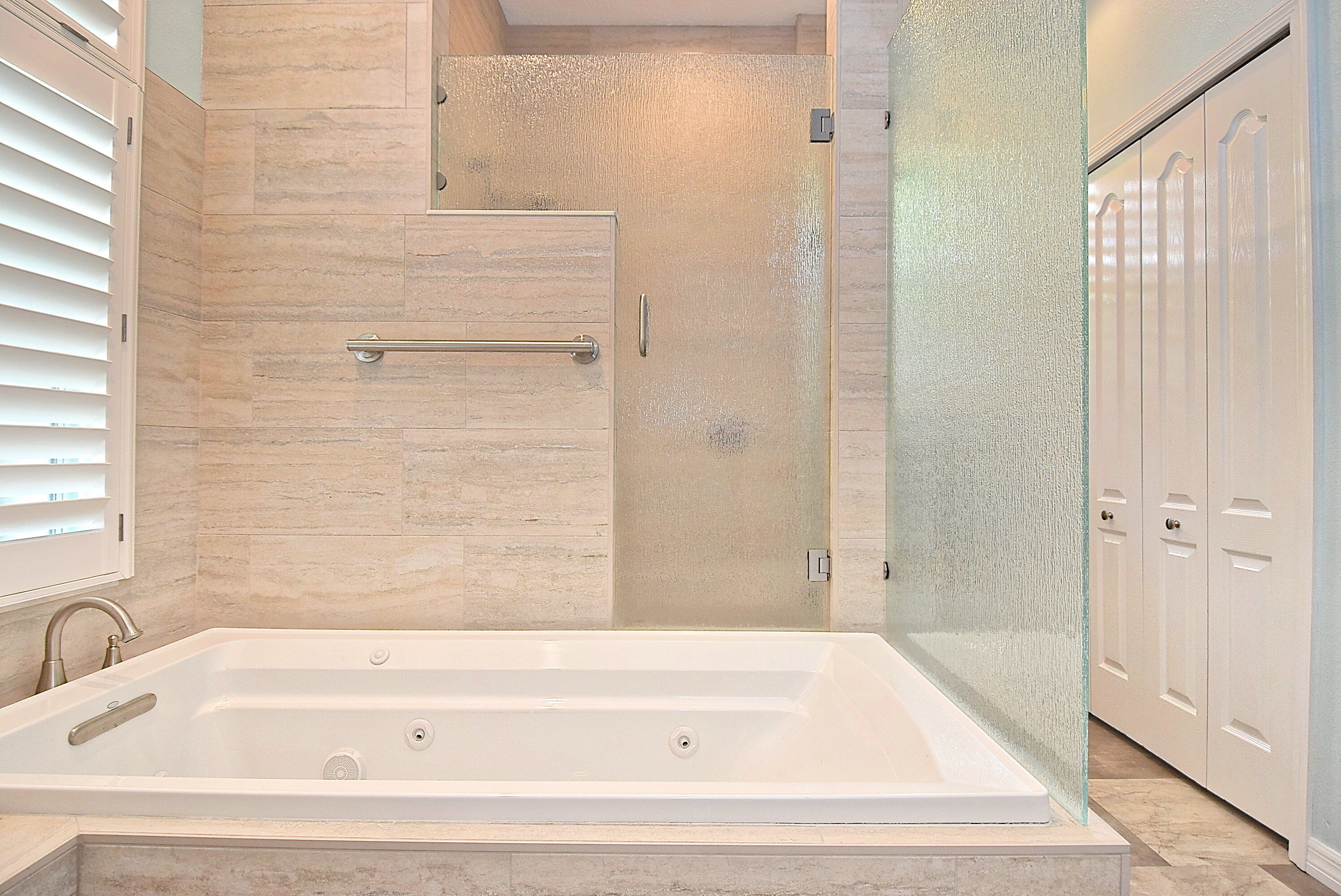 remodeled jacuzzi tub and shower