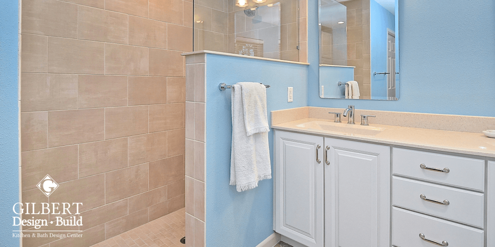 remodeled bathroom shower