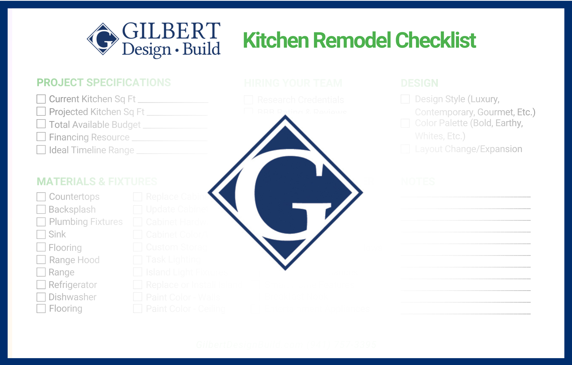 Gilbert Design Build Kitchen Remodeling Checklist (1)