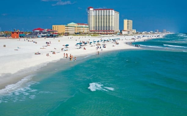 pensacola florida beach shoreline