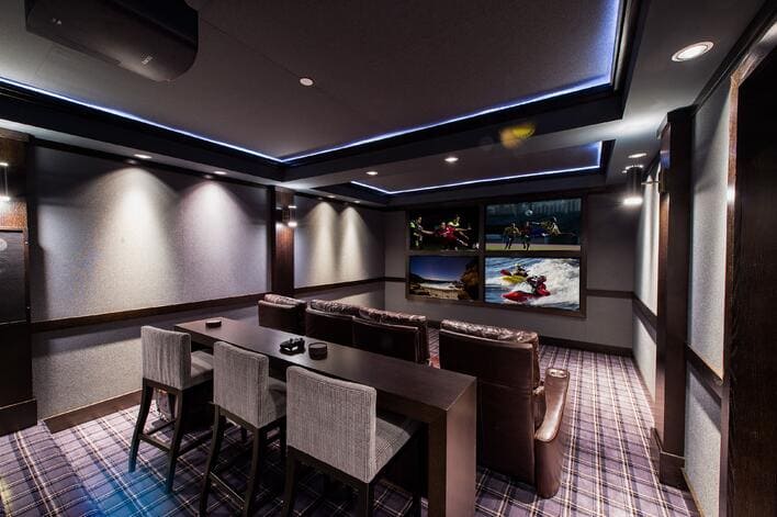 home theatre room in florida